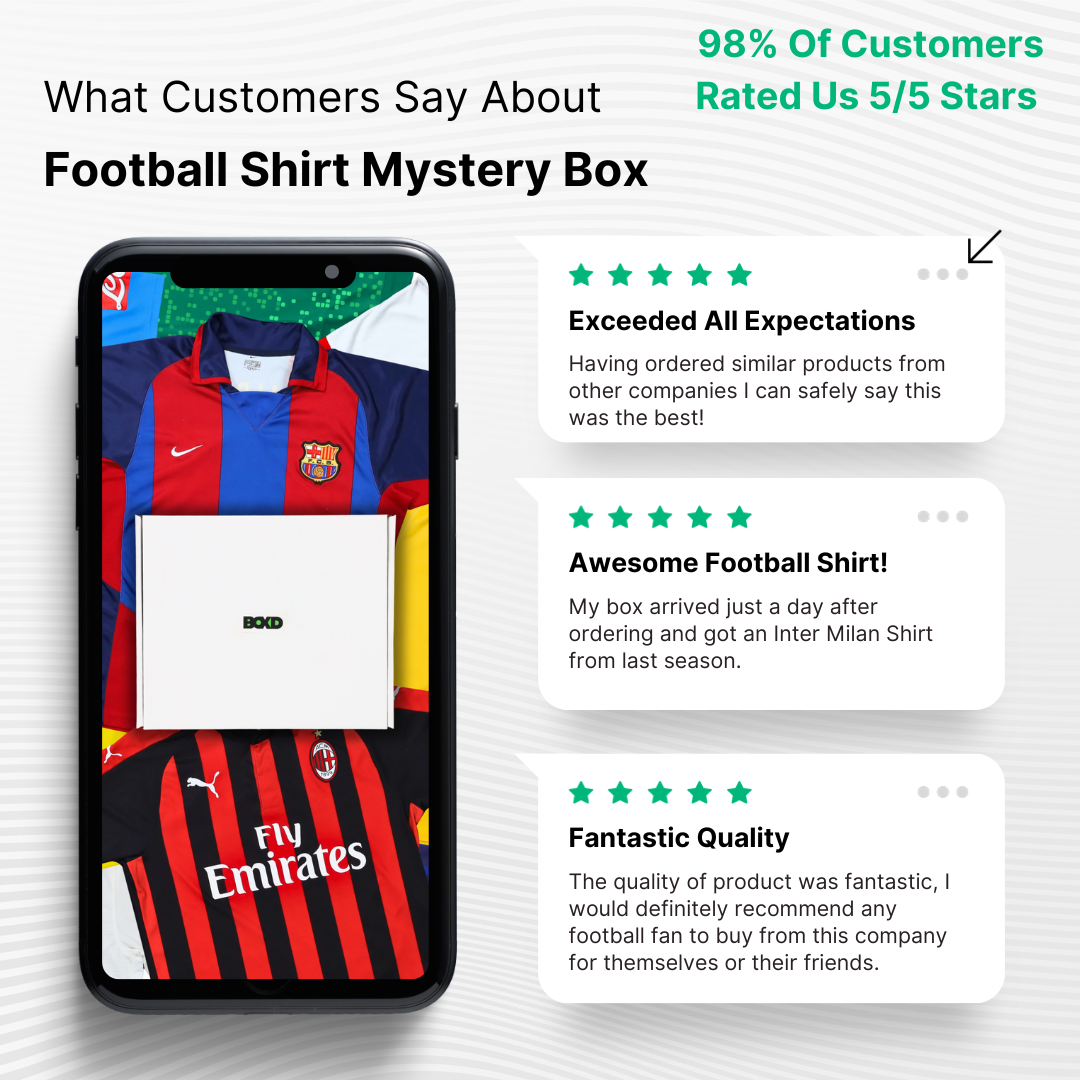 Kid's Football Shirt Mystery Box
