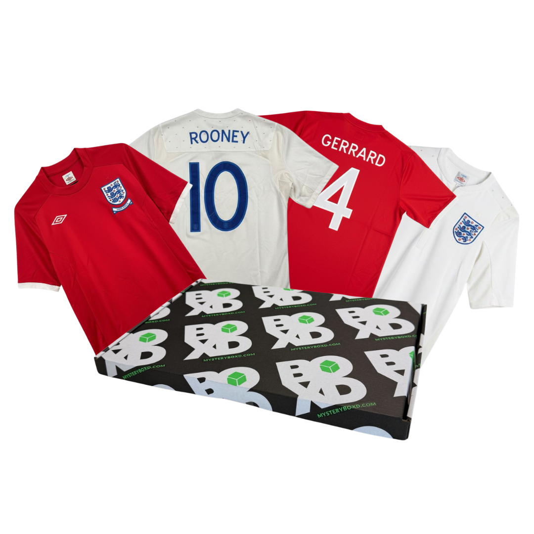 Men's Retro England Football Shirt Mystery Box