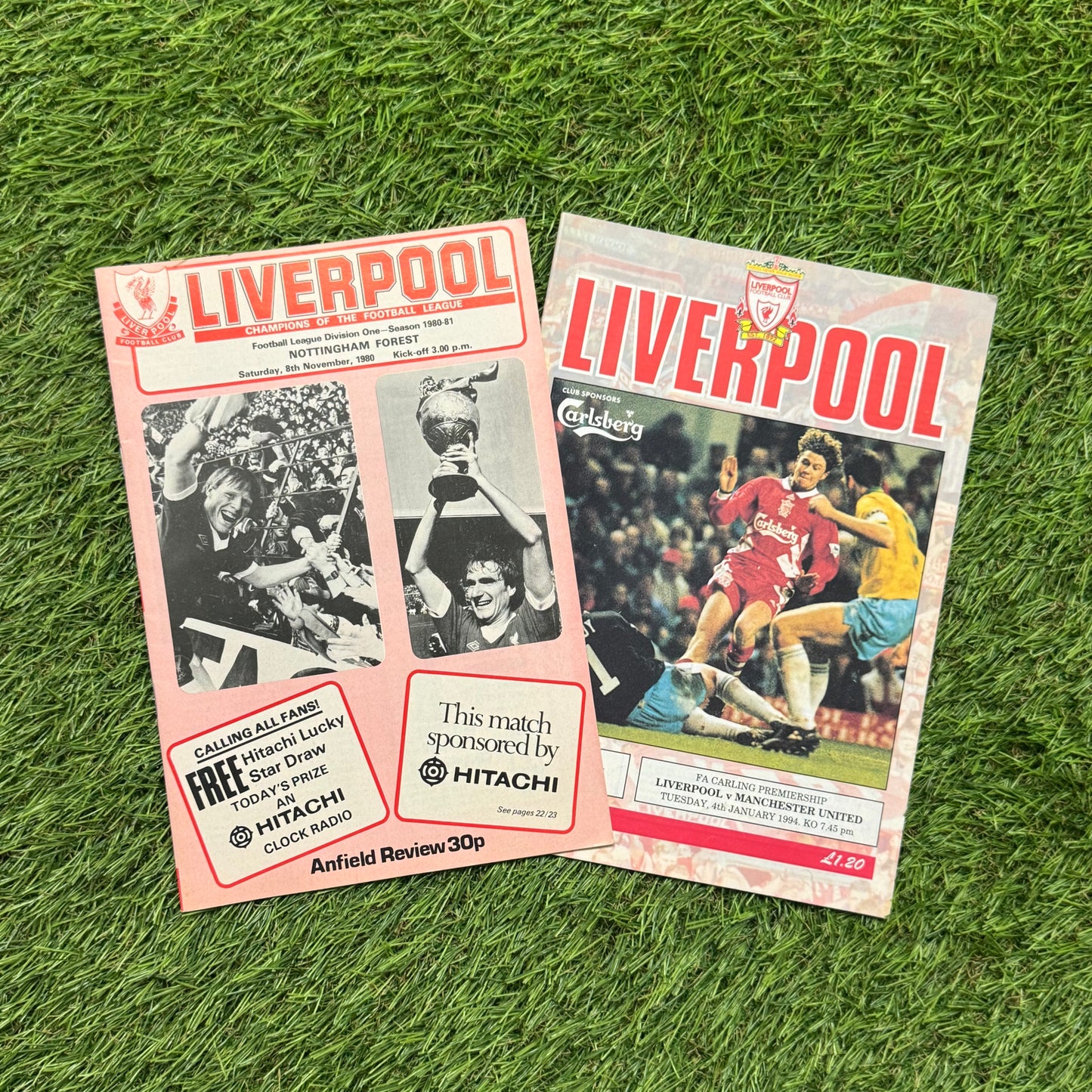 Liverpool Retro Football Programmes Pack