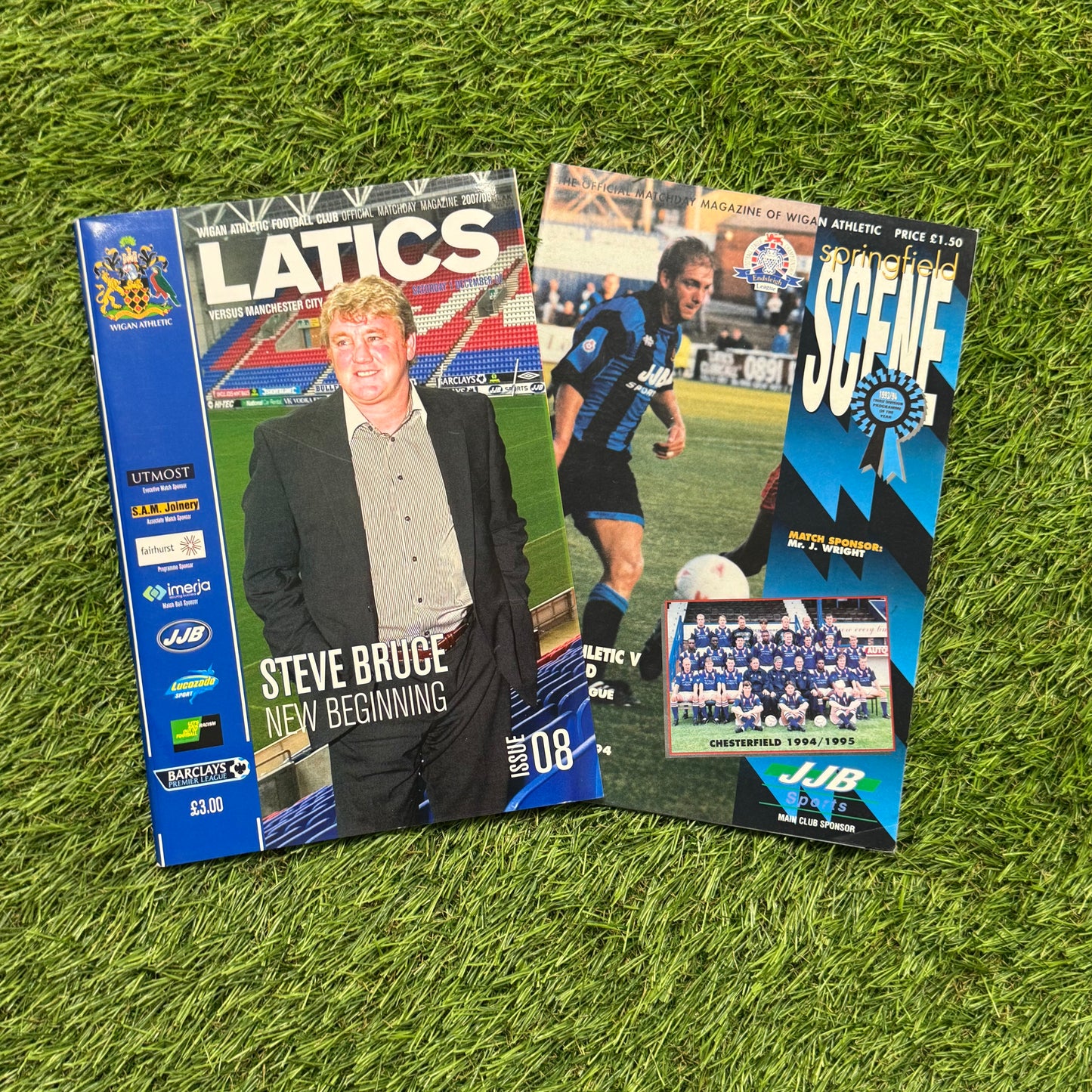 Wigan Athletic Retro Football Programmes Pack