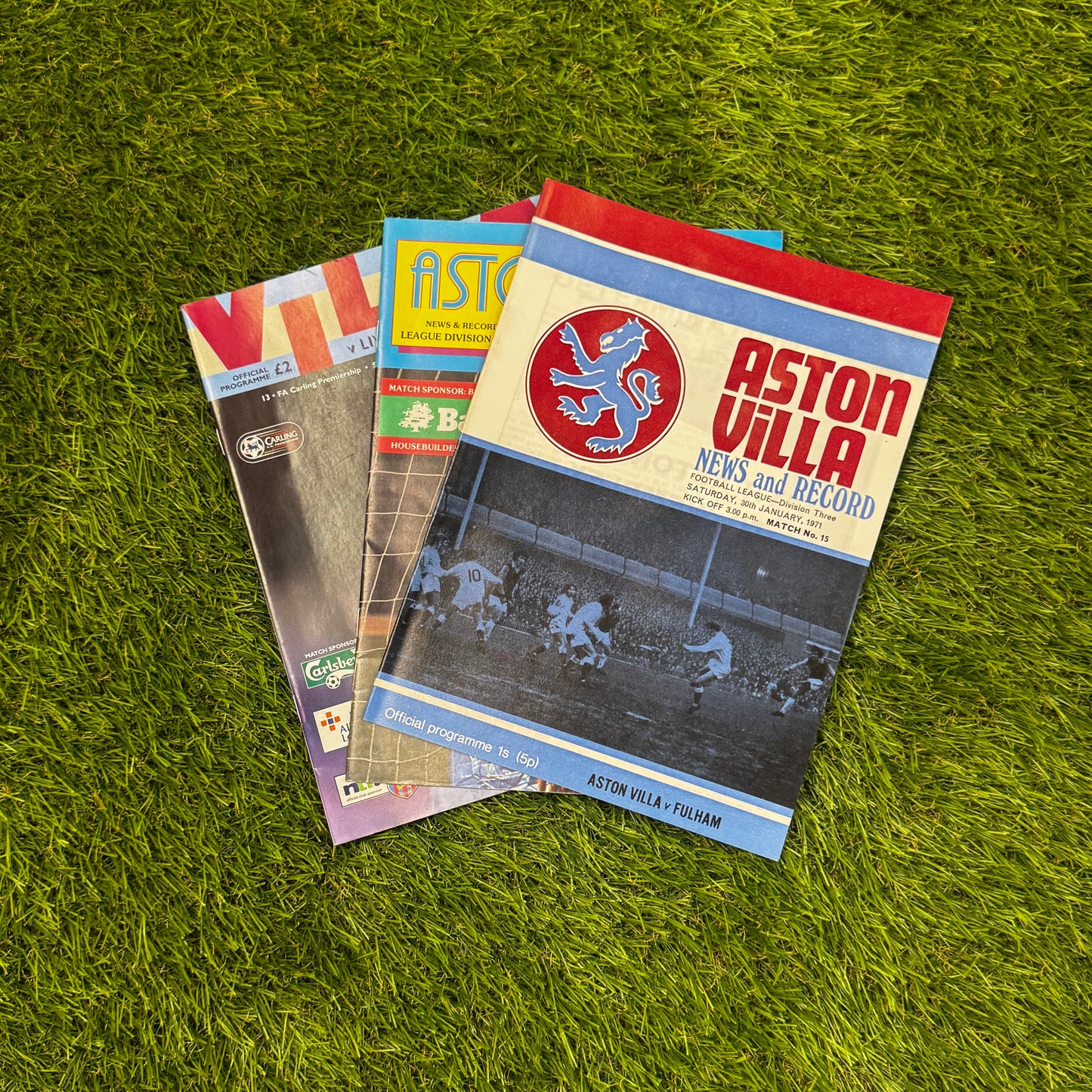 Retro Football Programmes 3-Pack Mystery Box