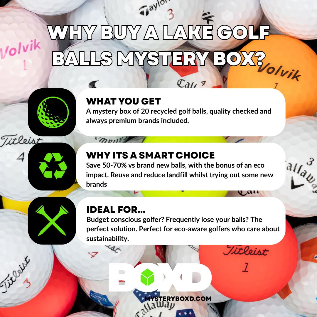 Premium Brands Lake Golf Balls (100 Bulk Box)