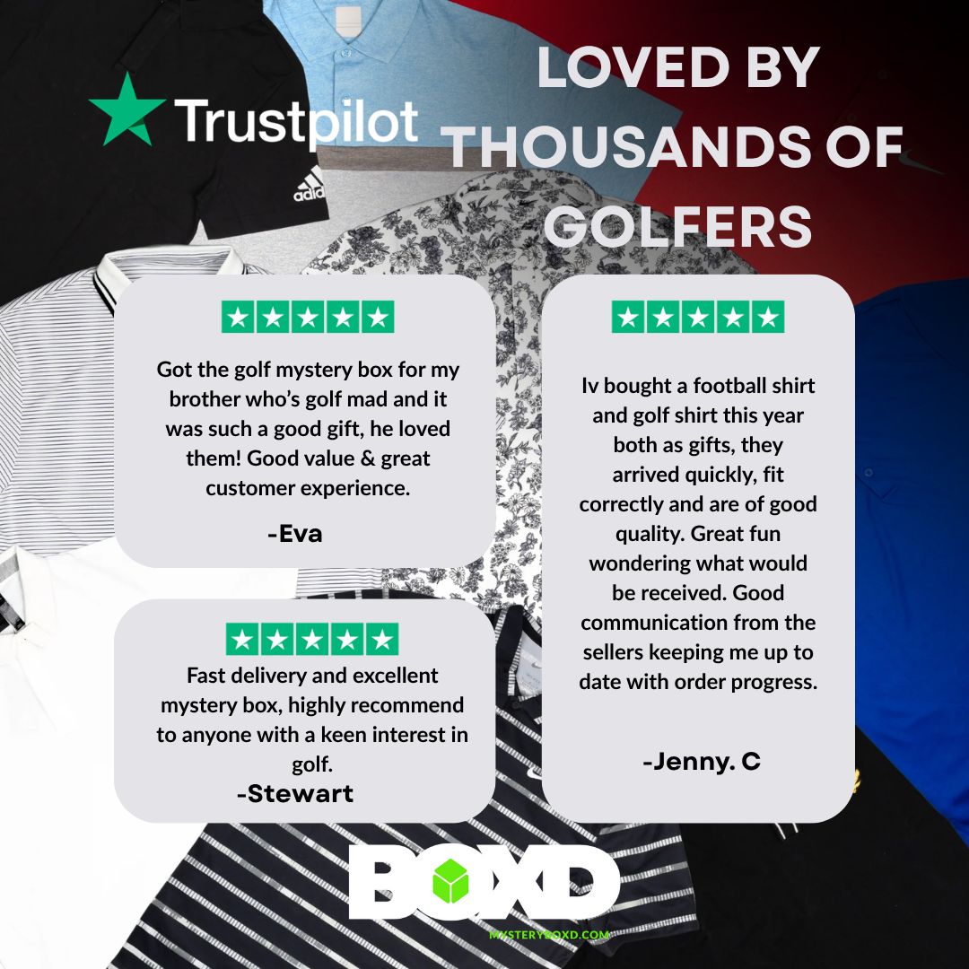 Men's Golf Polo Shirt Mystery Box