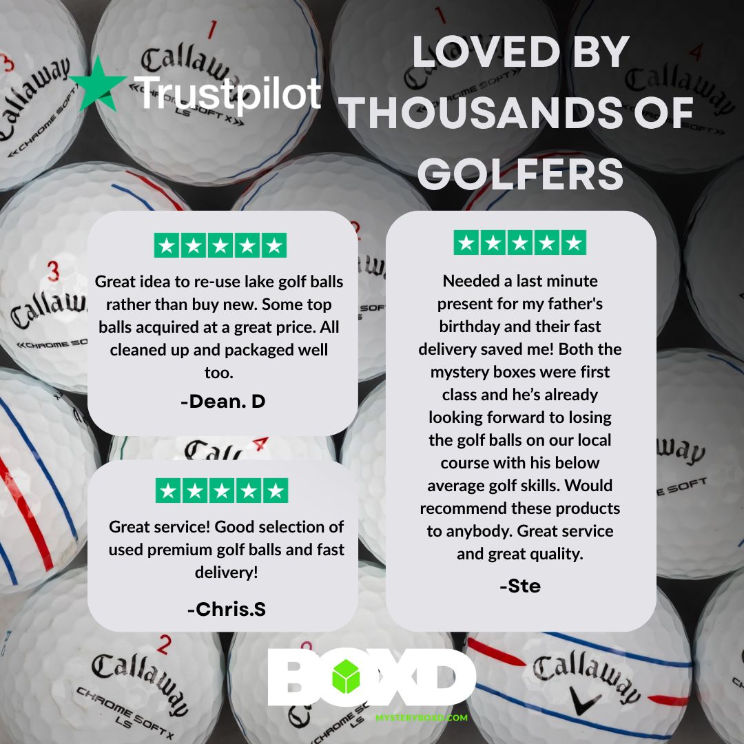Callaway Chrome Soft Triple Track Lake Golf Balls Mystery Box
