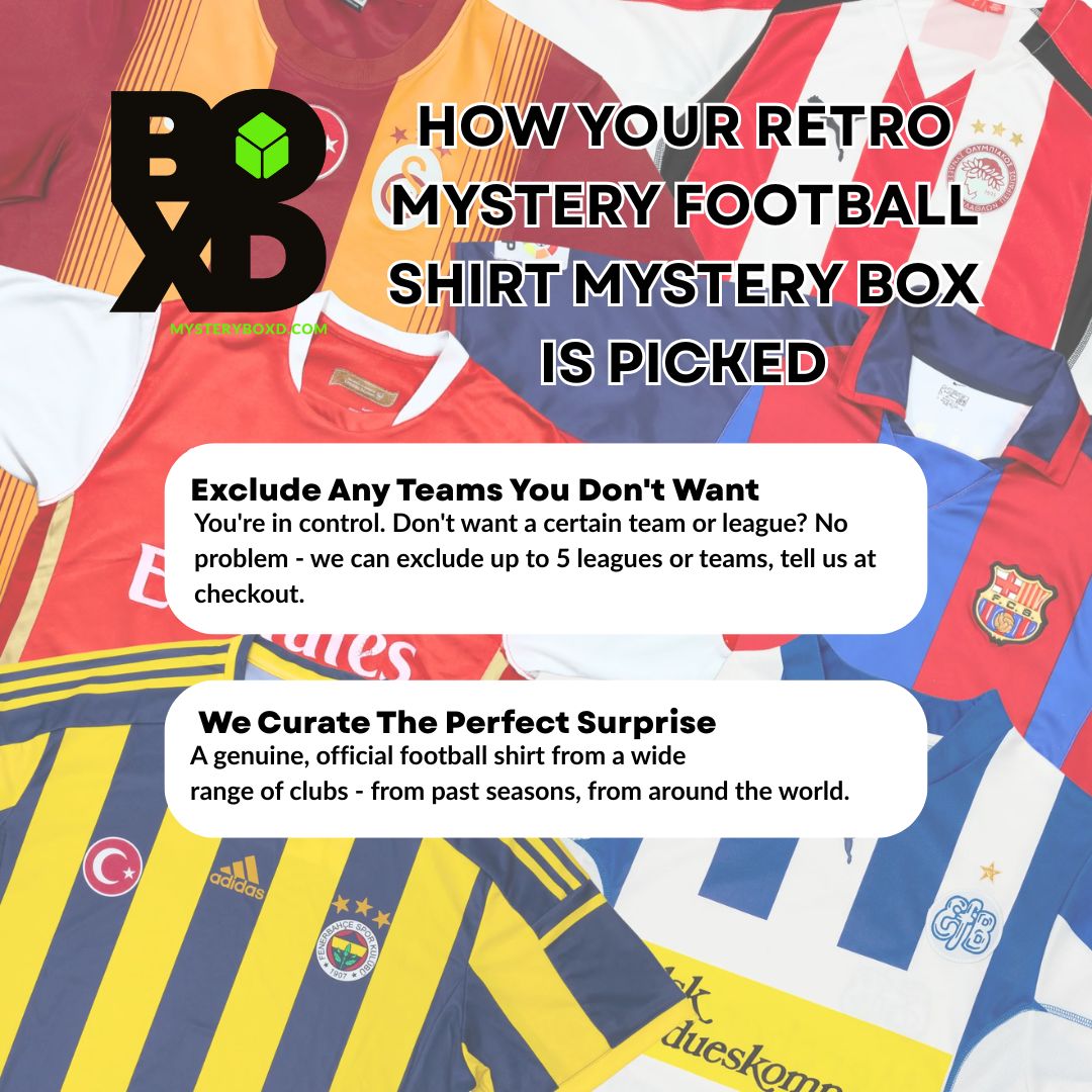 Men’s Retro Football Shirt Mystery Box
