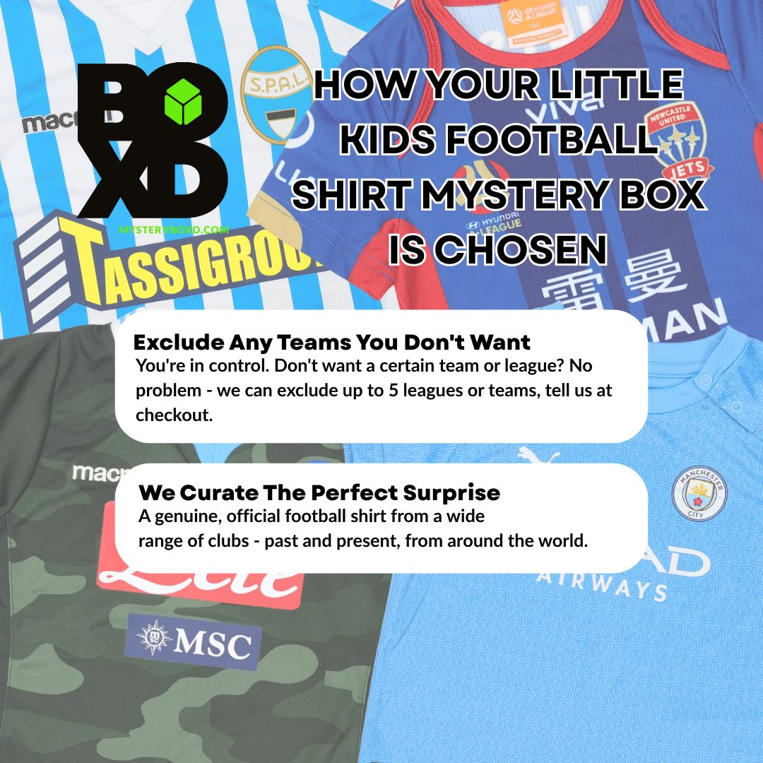 Little Kid's Football Shirt Mystery Box