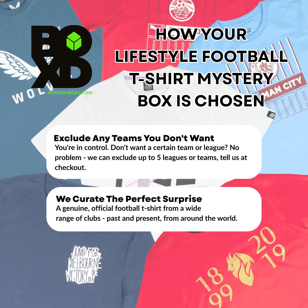 Kid's Football Lifestyle T-Shirt Mystery Box
