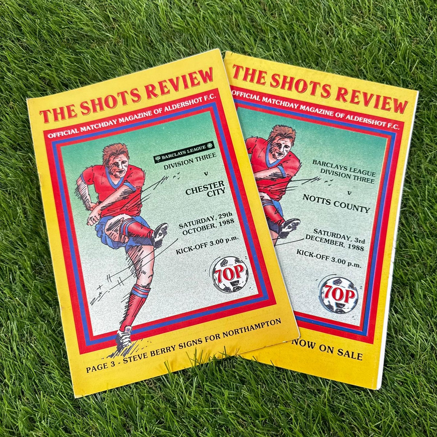 Aldershot Retro Football Programmes Pack