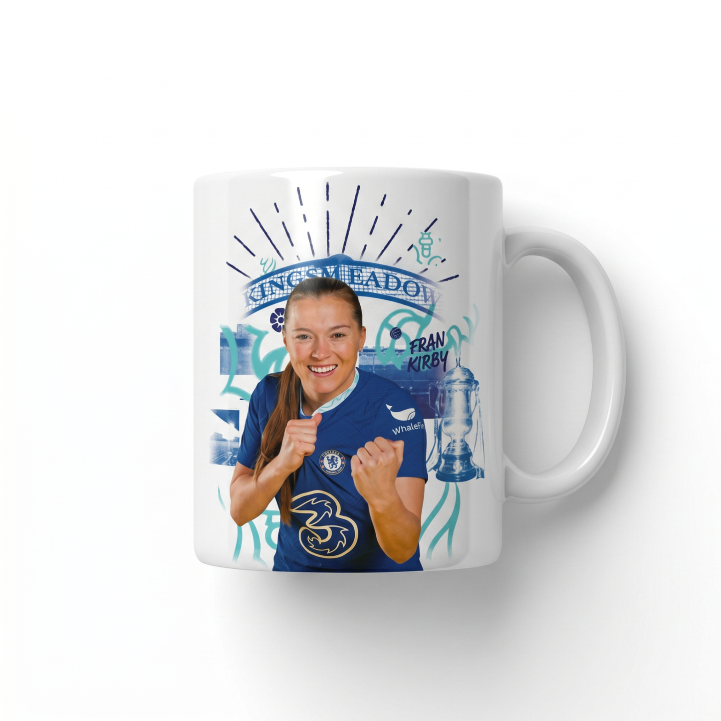 Chelsea Nothing Stops Us Kirby Mug - Kingsmeadow front