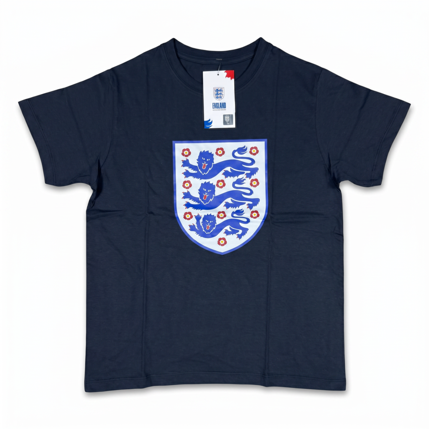 England Core Crest Navy T-Shirt Kids - front