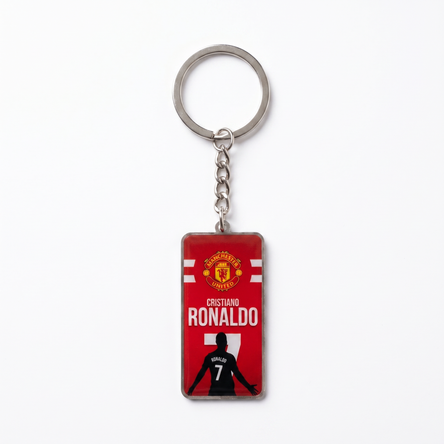 Manchester United Cristiano Ronaldo Keyring - front