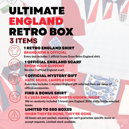 Men's Ultimate England Retro Mystery Box (3 Items)