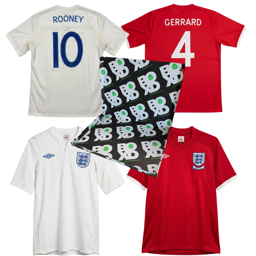 Kid's Retro England Football Shirt Mystery Box