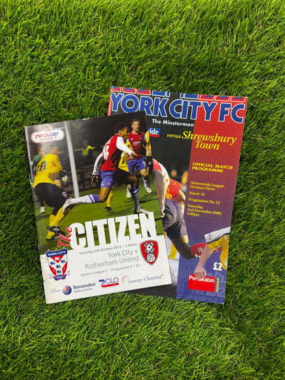 Retro Football Programmes Mystery Box