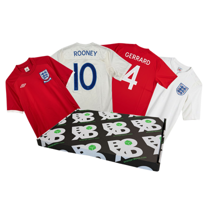 Men's Retro England Football Shirt Mystery Box