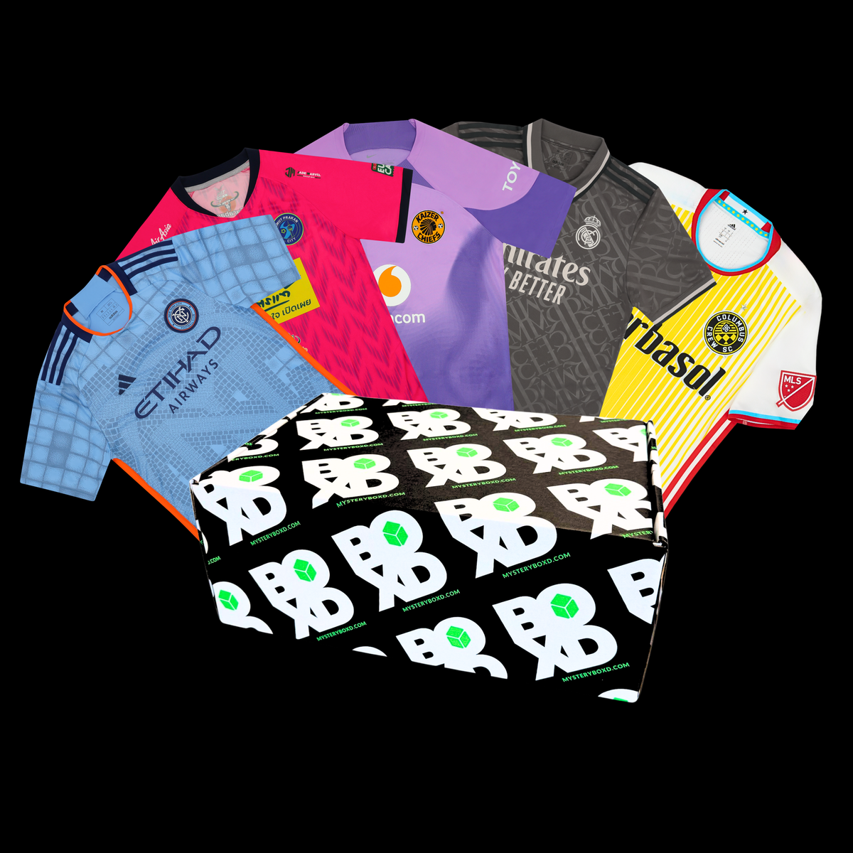 Men's Football Shirt Bulk Mystery Box (5 Shirts)