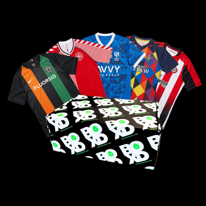 Men's Football Shirt Bulk Mystery Box (5 Shirts)
