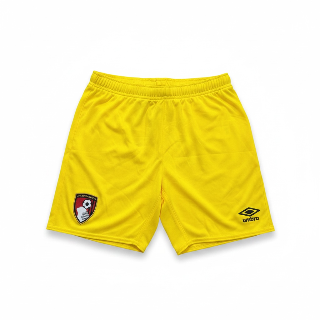 AFC Bournemouth GK Yellow Shorts - Front