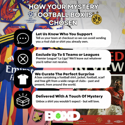 Kid's Football Shirt & Ball Bundle Mystery Box