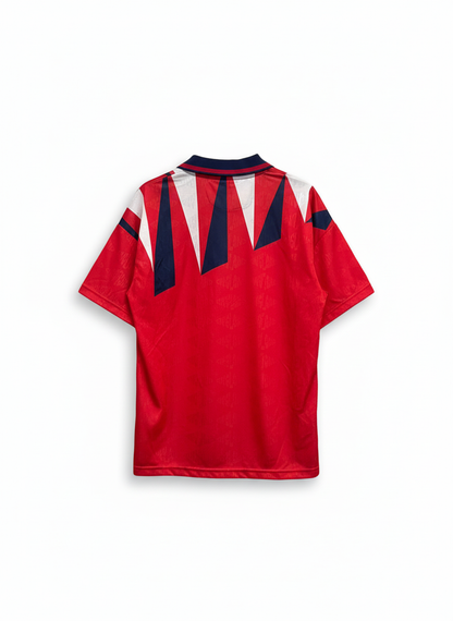 England 1990 Away Football Shirt - Back