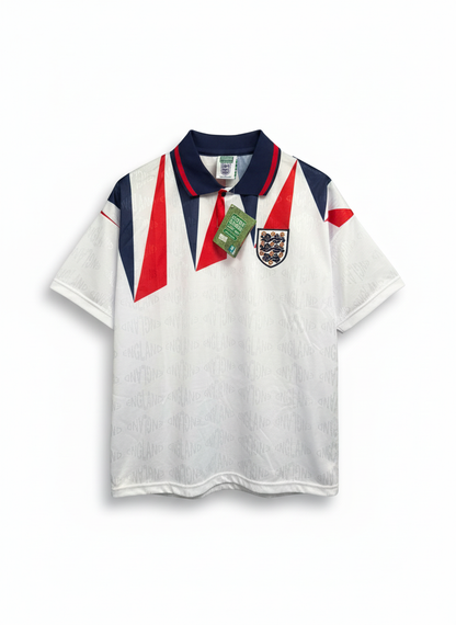 England 1990 Home Football Shirt - Front