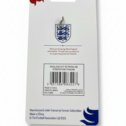 England Shirt Keyring - Back
