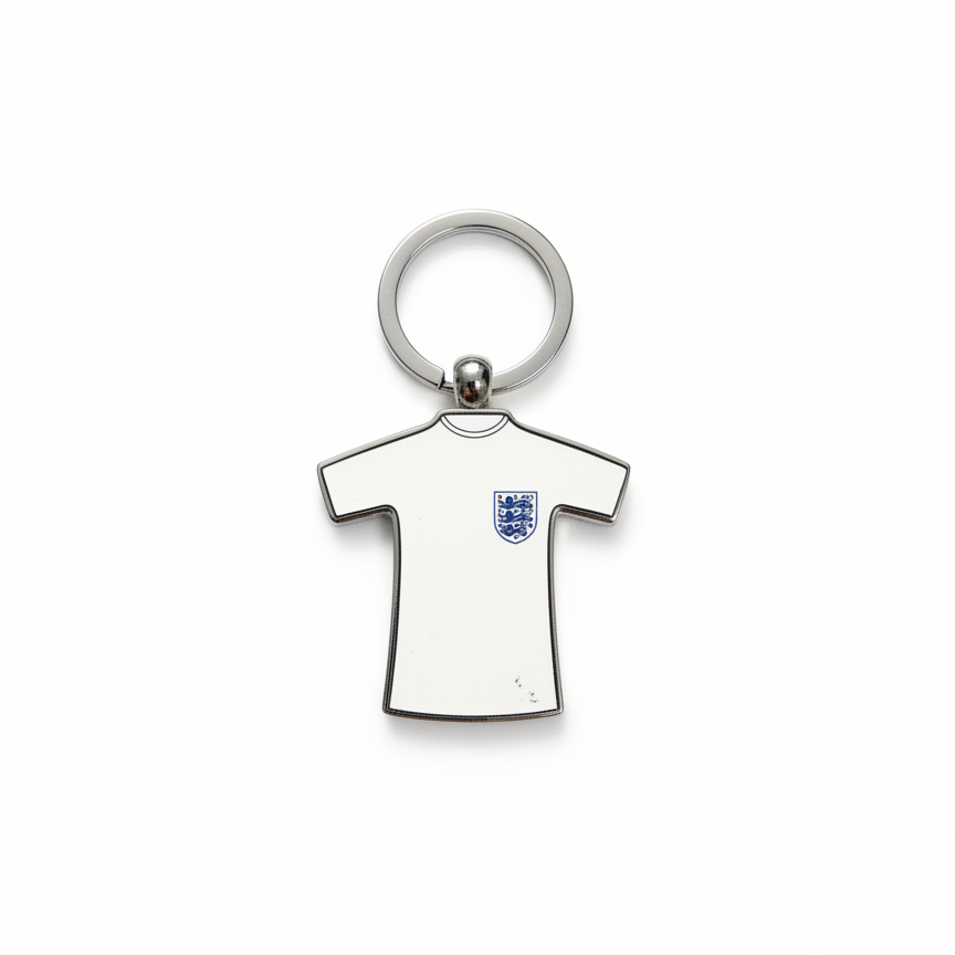 England Shirt Keyring - Front