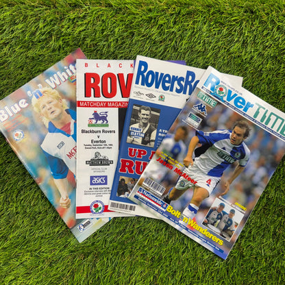 Blackburn Rovers Retro Football Programmes Pack