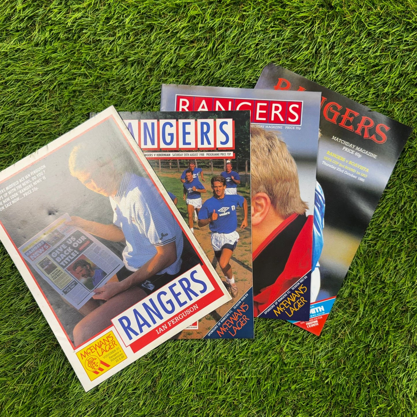 Rangers Retro Football Programmes Pack