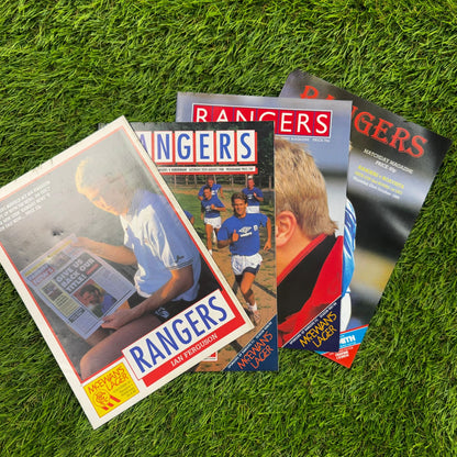 Rangers Retro Football Programmes Pack