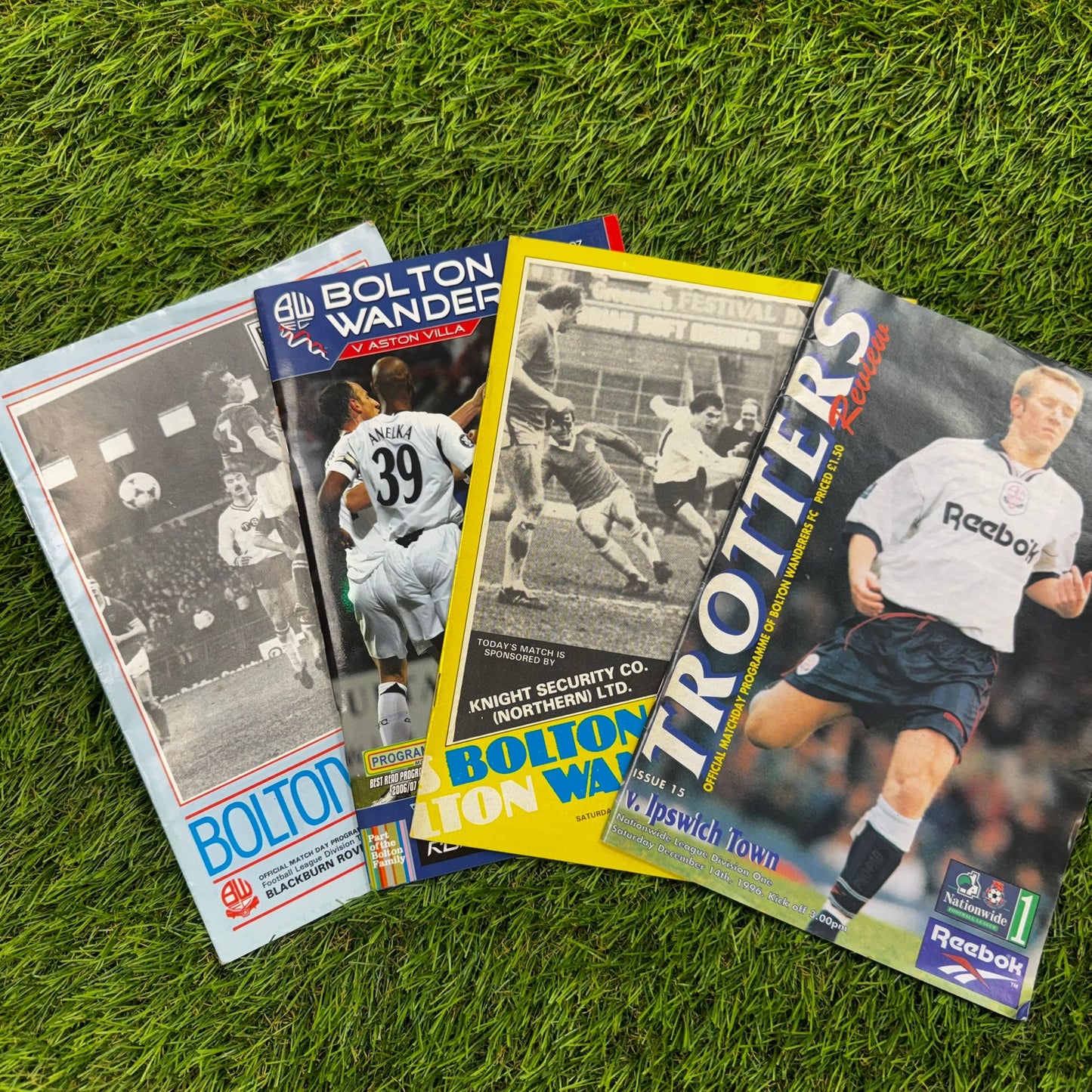 Bolton Wanderers Retro Football Programmes Pack