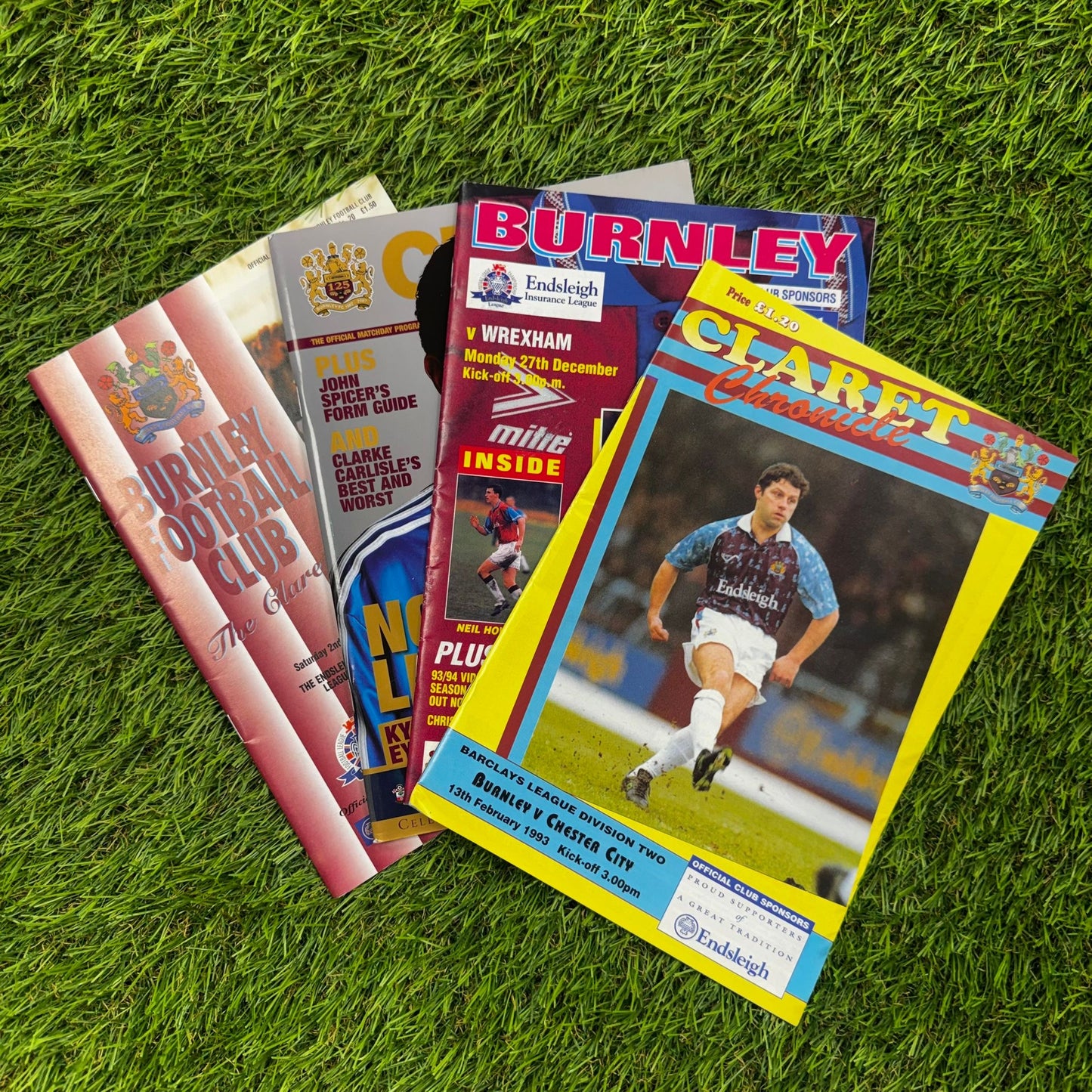 Burnley Retro Football Programmes Pack