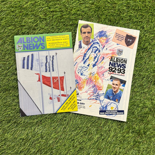 West Bromwich Albion Retro Football Programmes Pack