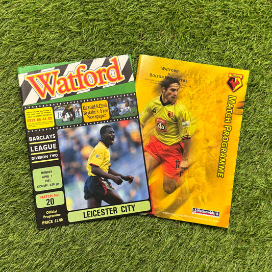 Watford Retro Football Programmes Pack