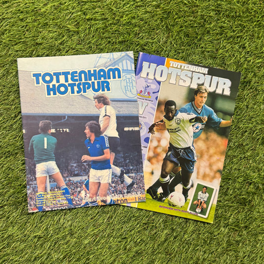 Tottenham Hotspur Retro Football Programmes Pack