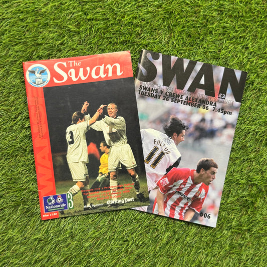 Swansea City Retro Football Programmes Pack