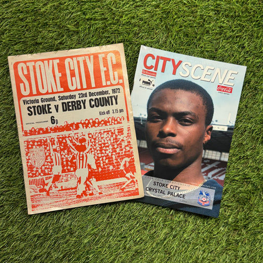 Stoke City Retro Football Programmes Pack