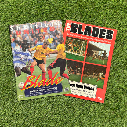 Sheffield United Retro Football Programmes Pack