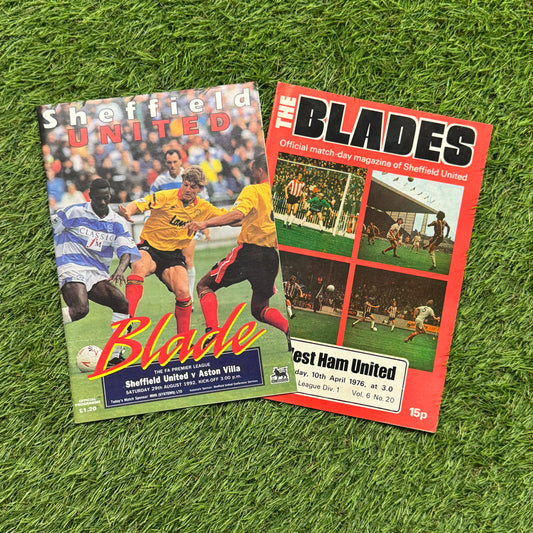 Sheffield United Retro Football Programmes Pack
