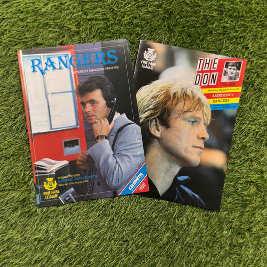 Rangers Retro Football Programmes Pack