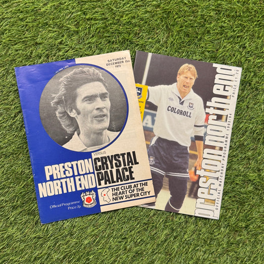Preston North End Retro Football Programmes Pack