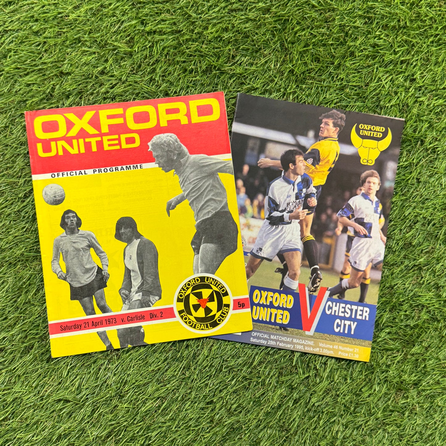 Oxford United Retro Football Programmes Pack