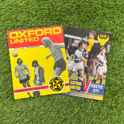 Oxford United Retro Football Programmes Pack