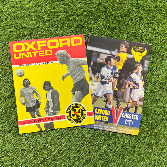 Oxford United Retro Football Programmes Pack
