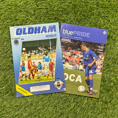 Oldham Athletic Retro Football Programmes Pack