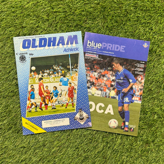 Oldham Athletic Retro Football Programmes Pack