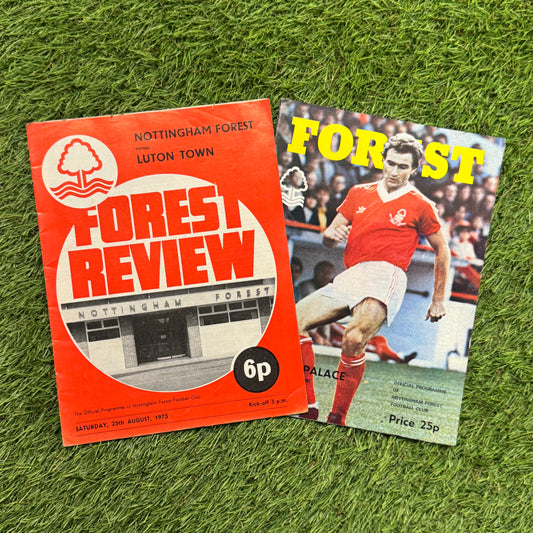 Nottingham Forest Retro Football Programmes Pack