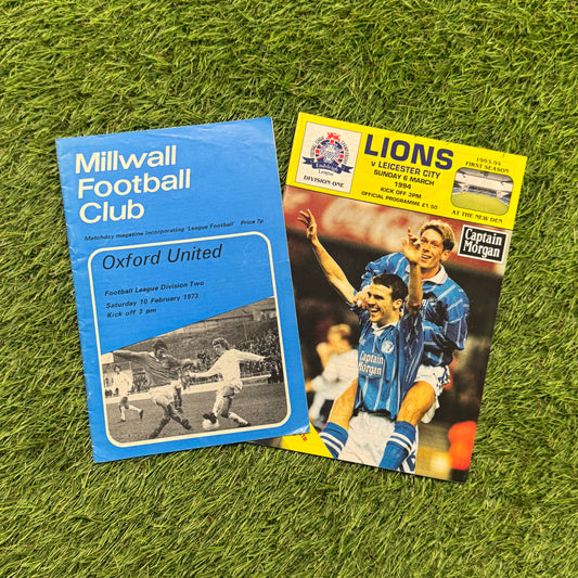 Millwall Retro Football Programmes Pack