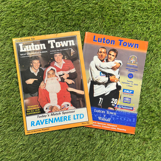 Luton Town Retro Football Programmes Pack
