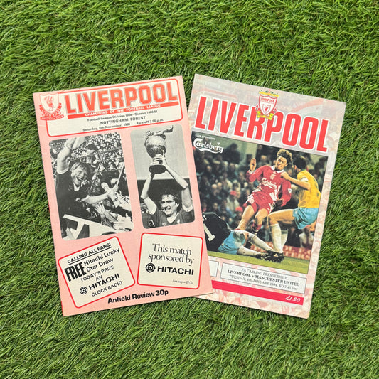 Liverpool Retro Football Programmes Pack